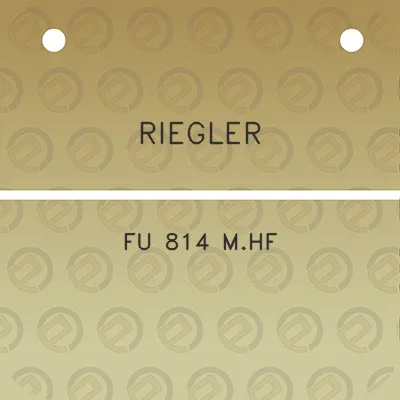 riegler-fu-814-mhf