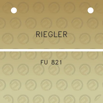 riegler-fu-821