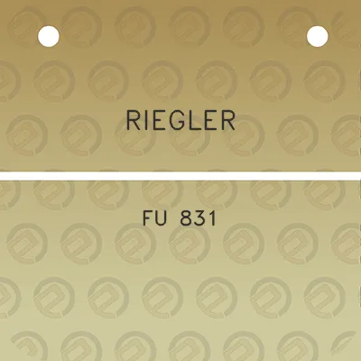 riegler-fu-831