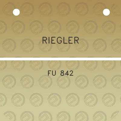 riegler-fu-842