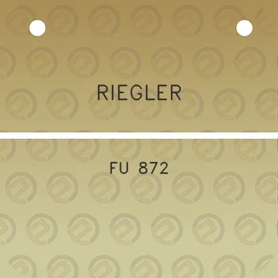 riegler-fu-872