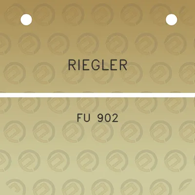 riegler-fu-902