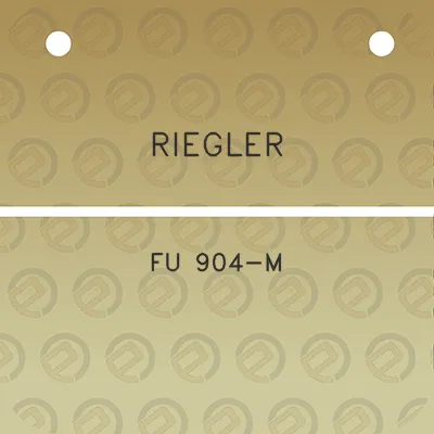 riegler-fu-904-m