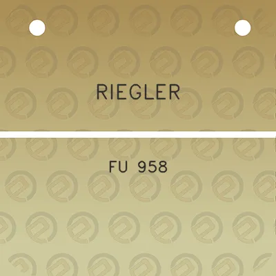 riegler-fu-958