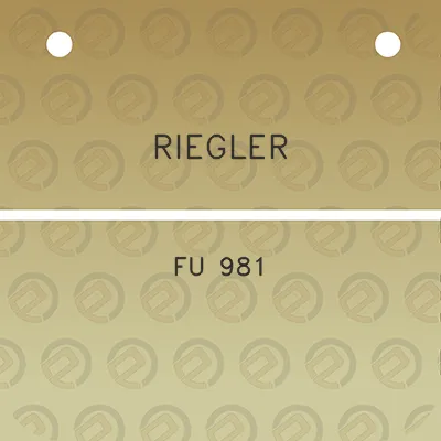 riegler-fu-981