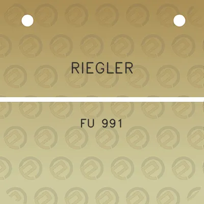 riegler-fu-991