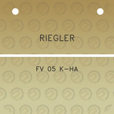 riegler-fv-05-k-ha