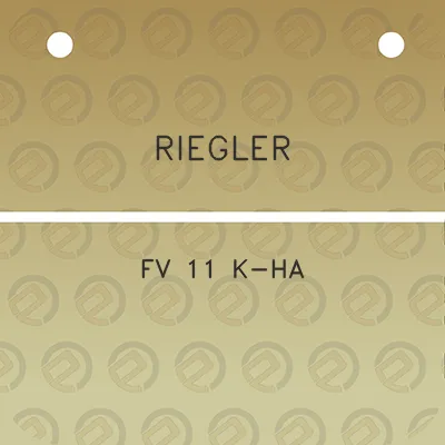 riegler-fv-11-k-ha