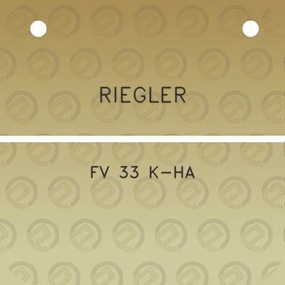 riegler-fv-33-k-ha