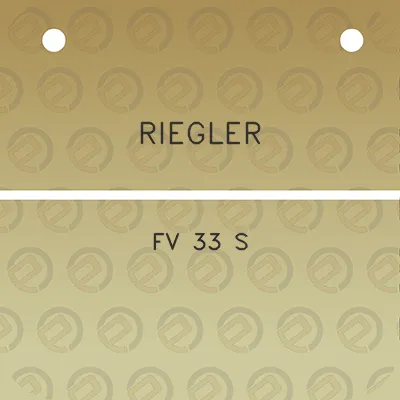 riegler-fv-33-s