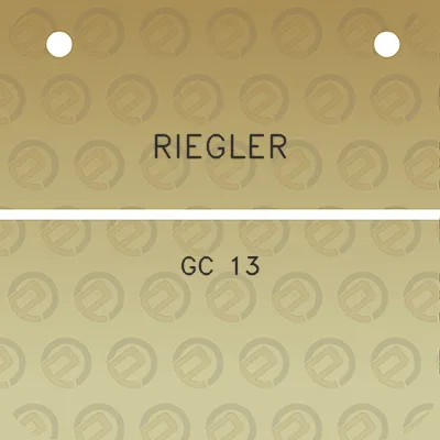 riegler-gc-13