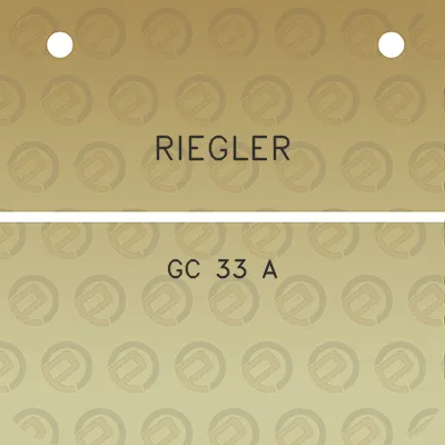 riegler-gc-33-a