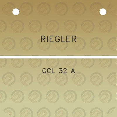 riegler-gcl-32-a