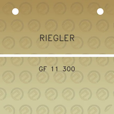 riegler-gf-11-300