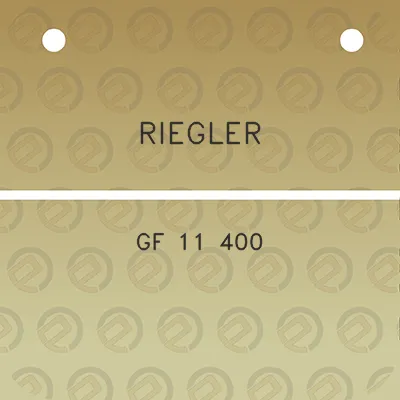 riegler-gf-11-400