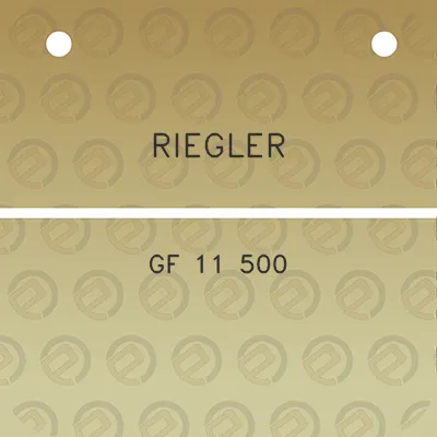 riegler-gf-11-500