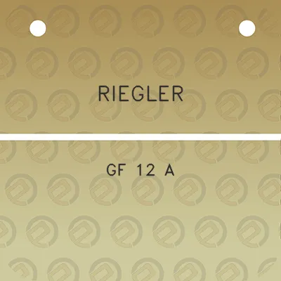 riegler-gf-12-a