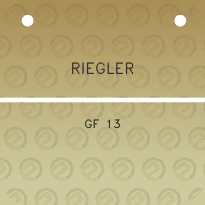 riegler-gf-13