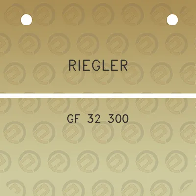 riegler-gf-32-300