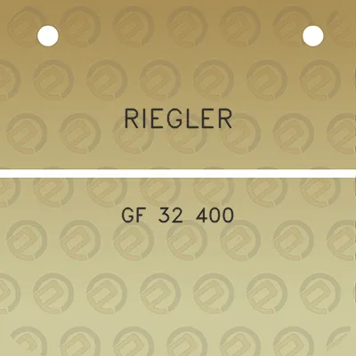 riegler-gf-32-400