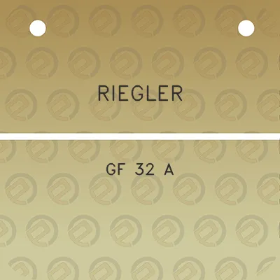 riegler-gf-32-a