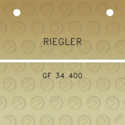 riegler-gf-34-400