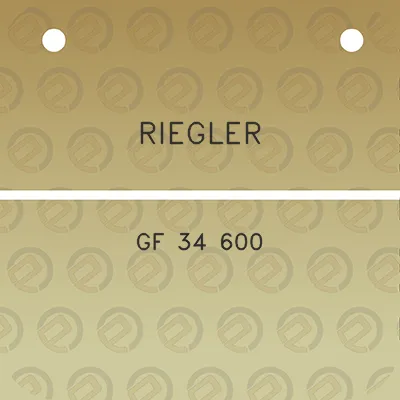 riegler-gf-34-600