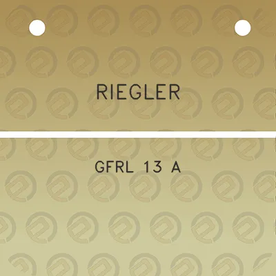 riegler-gfrl-13-a