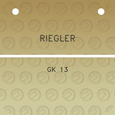 riegler-gk-13