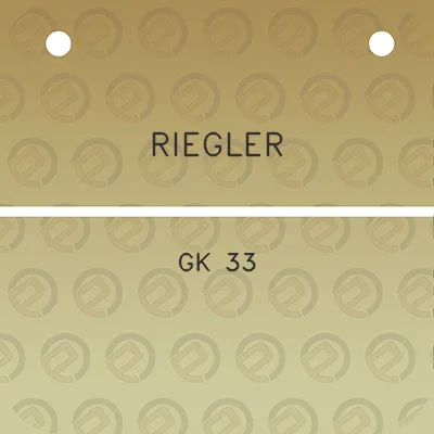 riegler-gk-33