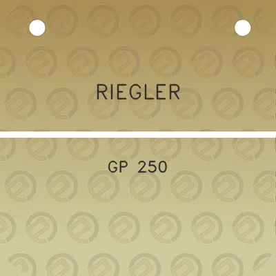 riegler-gp-250