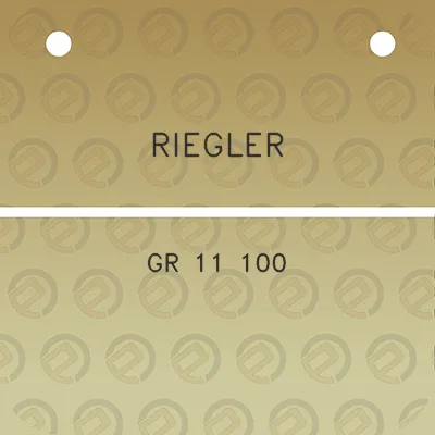 riegler-gr-11-100