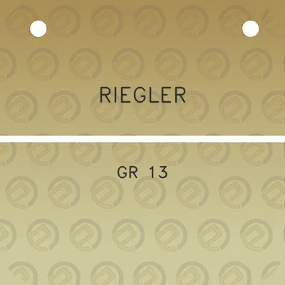 riegler-gr-13