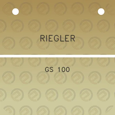 riegler-gs-100