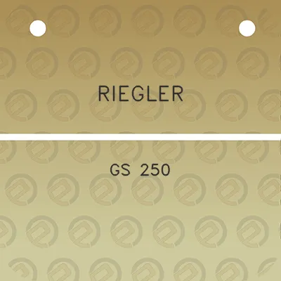 riegler-gs-250