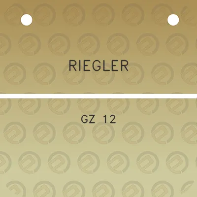 riegler-gz-12