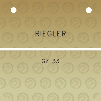 riegler-gz-33