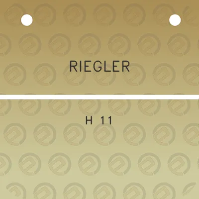 riegler-h-11