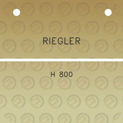 riegler-h-800