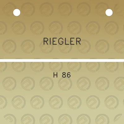 riegler-h-86