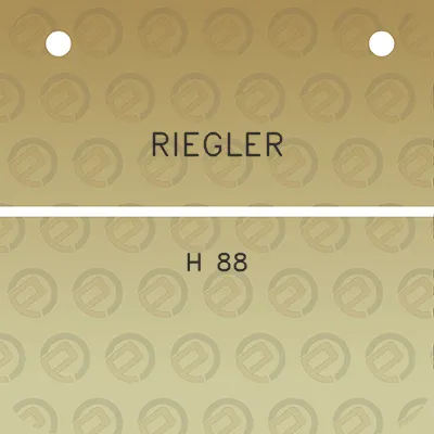 riegler-h-88