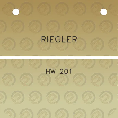 riegler-hw-201