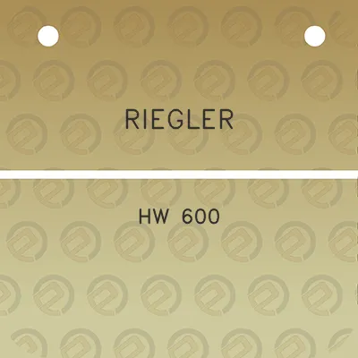 riegler-hw-600