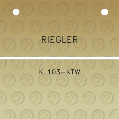 riegler-k-103-ktw