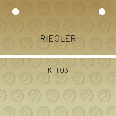 riegler-k-103