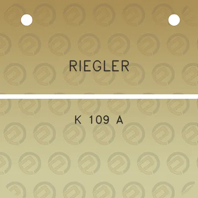 riegler-k-109-a