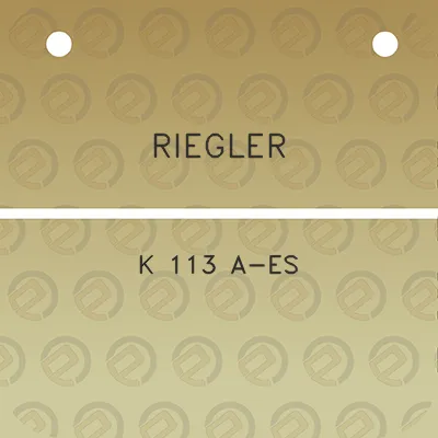 riegler-k-113-a-es