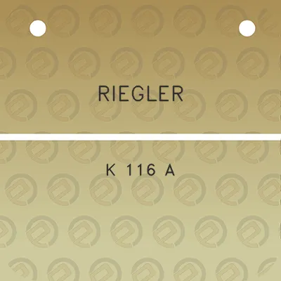 riegler-k-116-a