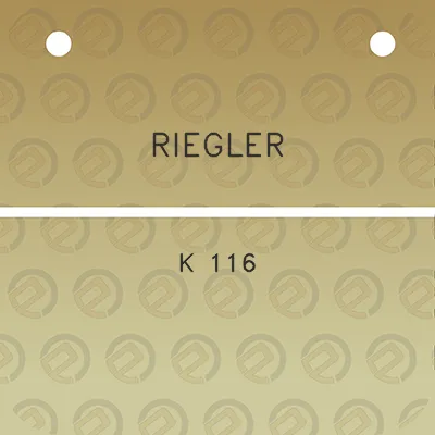 riegler-k-116