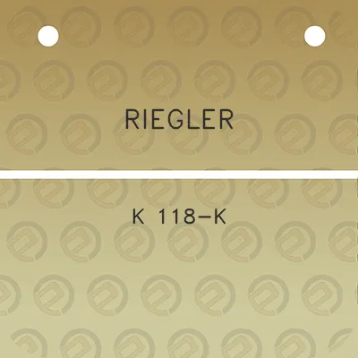 riegler-k-118-k